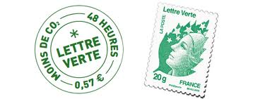 Lettre verte pour vos envois courants - La Poste